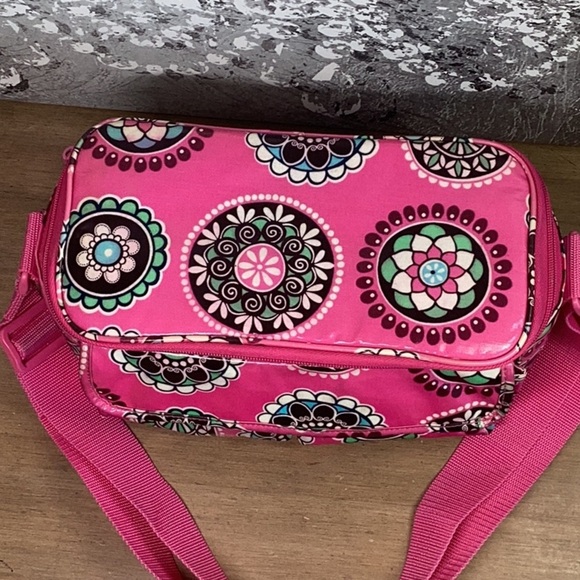 Vera Bradley Pink Floral Lunch Box - Picture 2 of 8